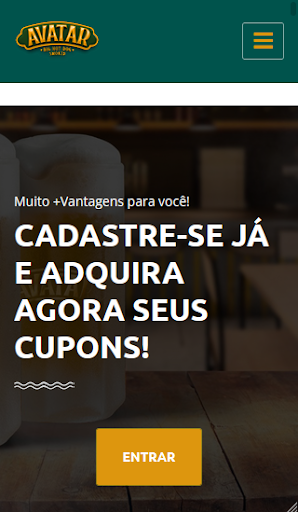 Android application Avatar VIP Club de Vantagens screenshort