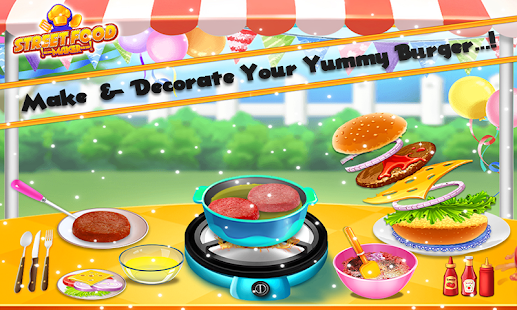 Street Food Pizza Maker - Burger Shop Cooking Game 1.0.4 APK screenshots 10