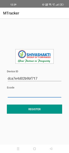 Android application Shivashakthi MTracker screenshort