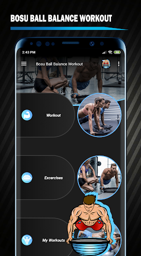 Android application Bosu Ball Workout Training PRO screenshort