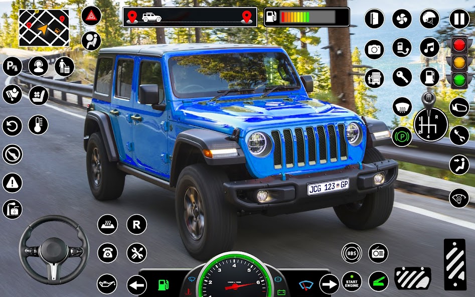 Offroad Jeep Driving Games 3D banner