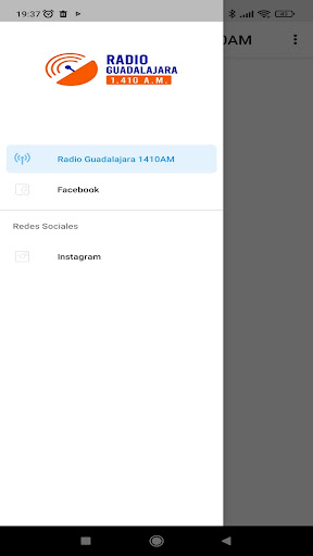 Android application Radio Guadalajara 1410AM screenshort