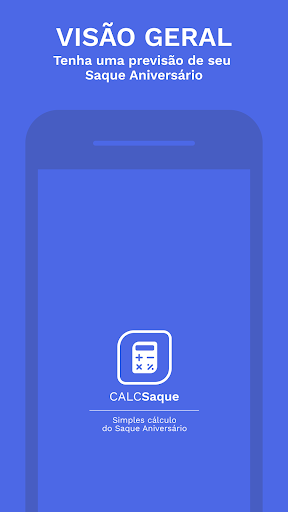 Android application Cálculo Saque Aniversário screenshort