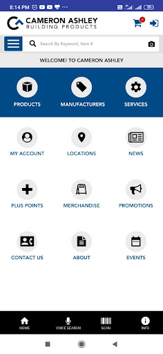 Android application Cameron Ashley BP screenshort
