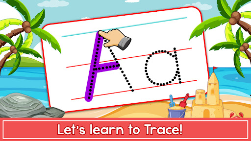Android application ABC Tracing Kids Learning Game screenshort