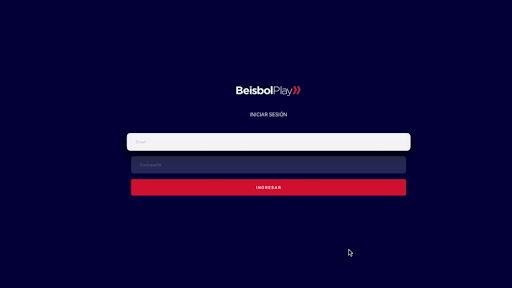 Android application BeisbolPlay TV screenshort