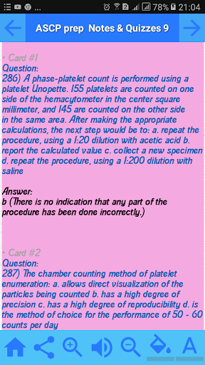 ASCP prep 1400 Concepts &Quiz Screen 2