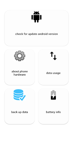 Android application check update , software screenshort