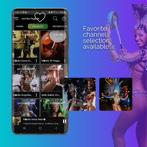 Screenshot of Samba e Pagode Music