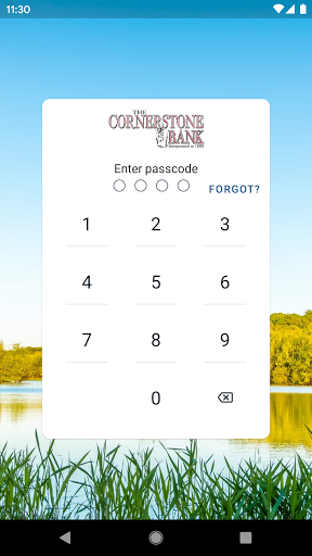Android application My Cornerstone Bank screenshort