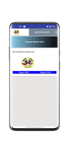 Android application Srichakra IIT & NEET Academy screenshort