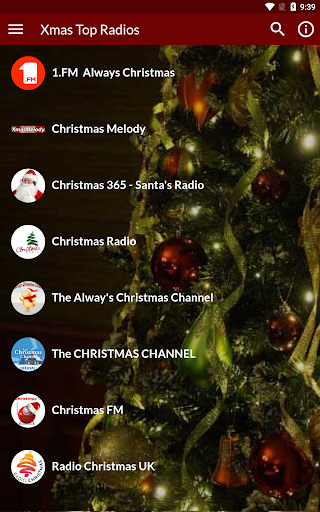 Android application Xmas Live Radios-Christmas screenshort