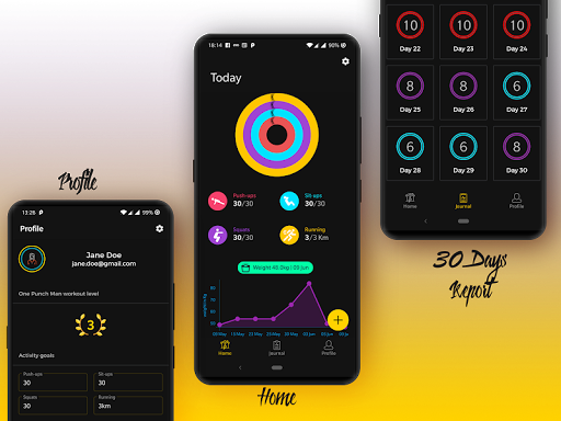 OPM Challenge Workout Tracker Screen 2