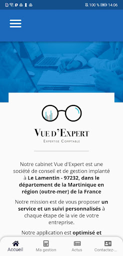 Android application Vue d'Expert - Comptable screenshort