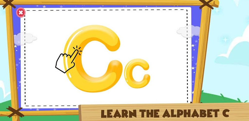 एबीसी सी वर्णमाला सीखने के खेल
