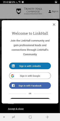 LinkHall Screen 2