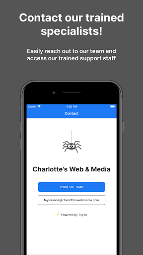 Charlottes Web and Media Screen 3