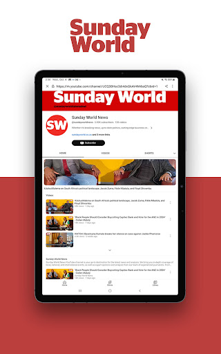 Sunday World e-Edition Screen 3