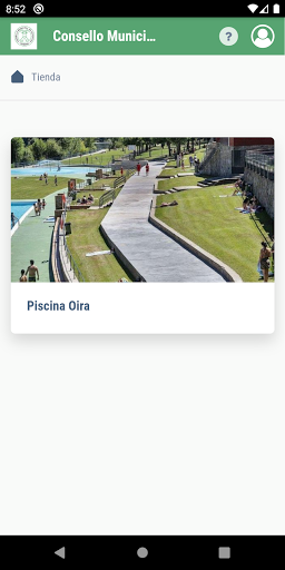 Android application Piscinas Municipales Ourense screenshort