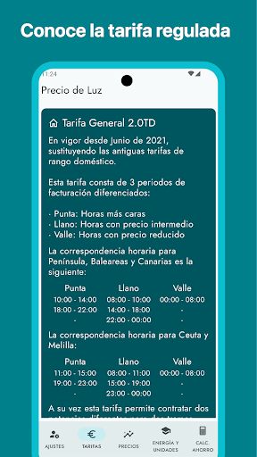 Precio de Luz Screenshot 4 - AppWisp.com