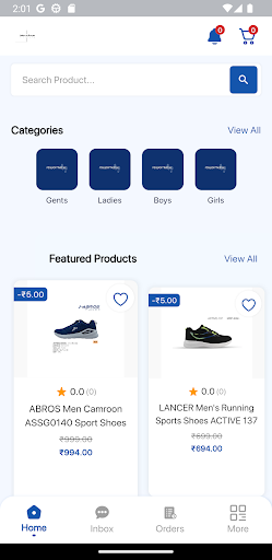 Android application Merino: Online Shopping App screenshort