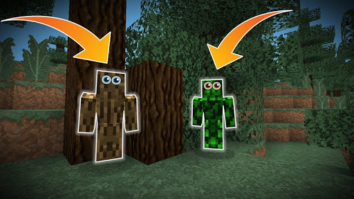 Android application Masked skins for mcpe screenshort