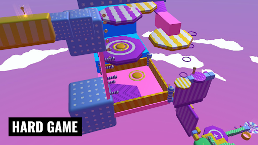Android application Sky rolling ball 3D: roll race screenshort