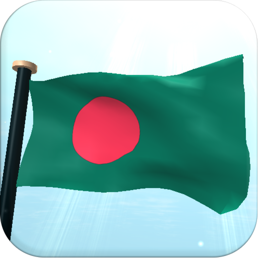 Bangladesh Flag 3D Wallpaper logo
