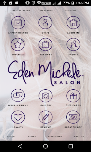 Eden Michele Salon Screen 2