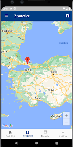Android application Ercal Trucks CRM screenshort