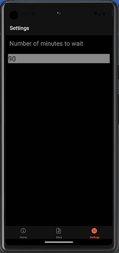 Bladder Trainer Screen 3