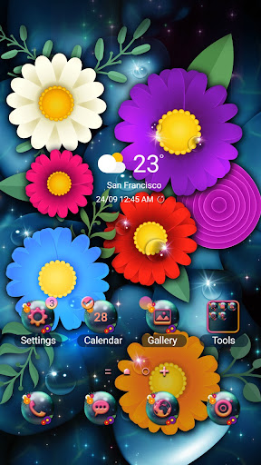 Vivid Flowers - Wallpaper Screen 2