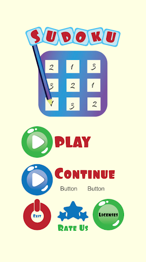 Android application Sudoku screenshort