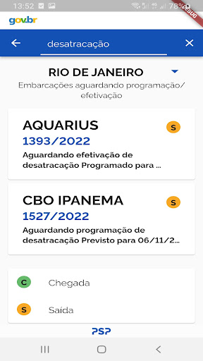 AplicativoPSP Screen 2