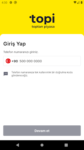 topi: sipariş yönetimi Screen 2