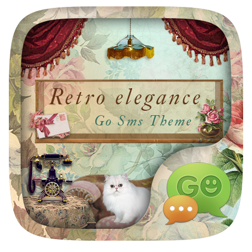 GO SMS RETRO ELEGANCE THEME logo