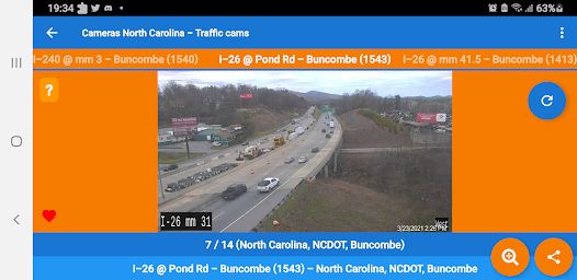 Cameras North Carolina Traffic