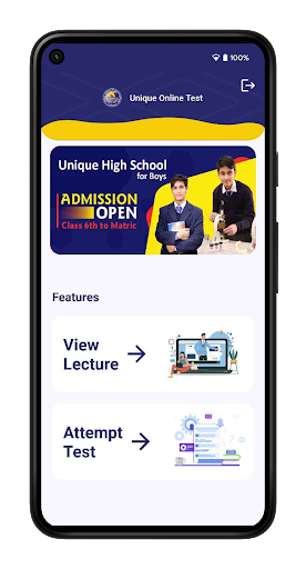 Unique Online Test Screen 3