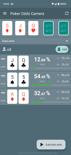 Poker Odds Camera Calculator 3
