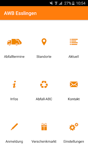 Android application AWB Esslingen screenshort