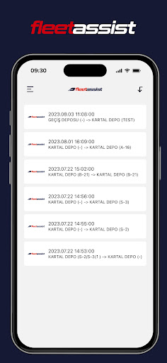 Fleet Assist Screen 3