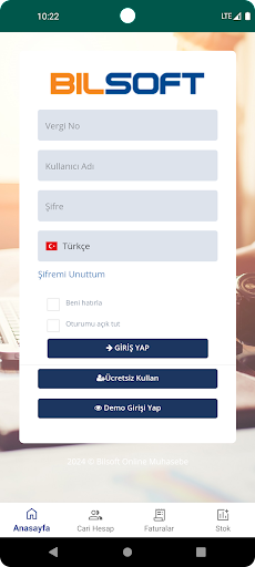 Android application Ücretsiz E-Fatura Programı screenshort