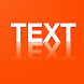 Text Reflection - Androidアプリ