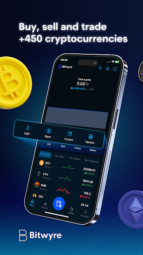 Android application Bitwyre screenshort