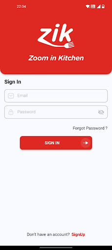ZIK - Pantry manager Screen 2