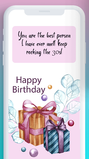 Android application Birthday Greeting Cards Maker screenshort