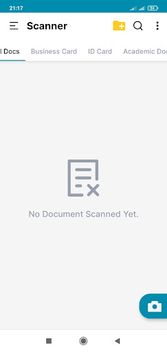 Android application Scanner: PDF scanner, QR reade screenshort