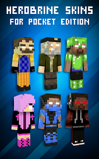 Android application Herobrine Skins screenshort