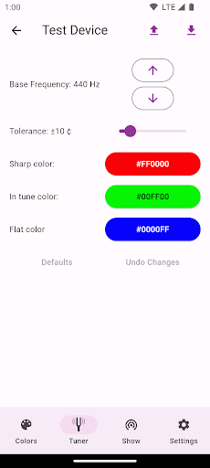 Android application illuminant app screenshort