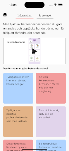 Beteendecoach Screen 2